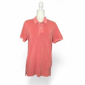 💜 Dockers | Levi’s Pale Pink/Coral Short Sleeve Polo Shirt (S)